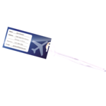 Self-Adhesive Pouches - Luggage Tag with Loop, 5 pack__Luggage Tag Loop Blue LF.png